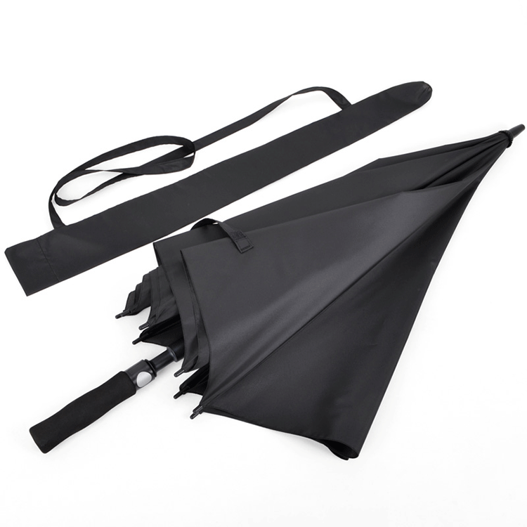 130cm高爾夫雨傘超大防j曬銀膠自動直桿傘長柄廣告禮品傘訂做logo