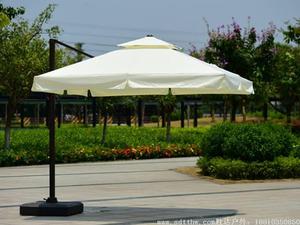 爱美特品牌伞韩版（AMT）罗马伞2.5米方形带垂边米白色